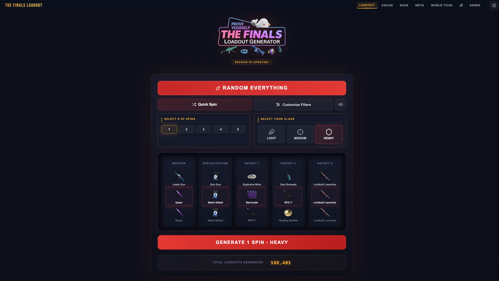 TheFinalsLoadout product screenshot
